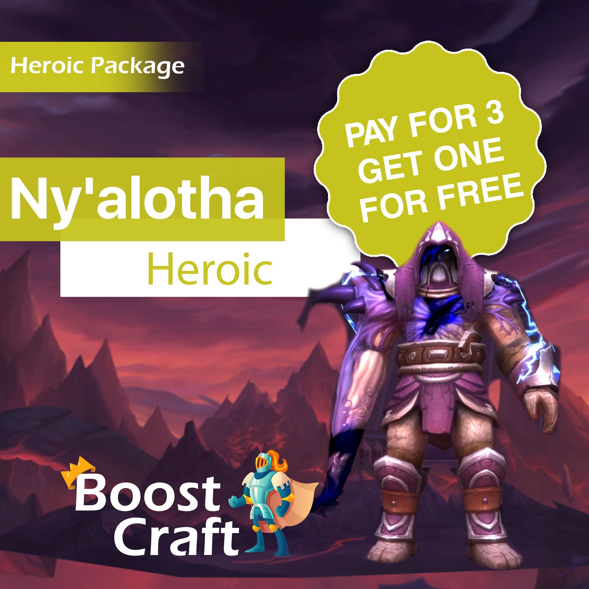 Ny’alotha raid package – Pay for 3 get 1 Free