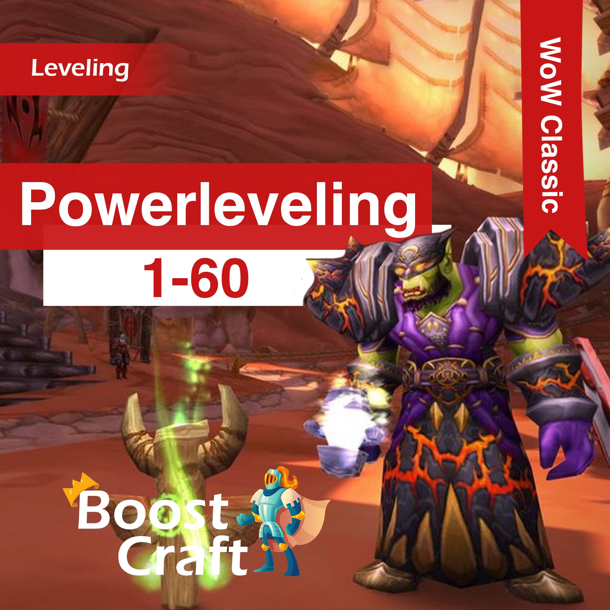WoW Classic – Powerleveling 1-60 Boost Service