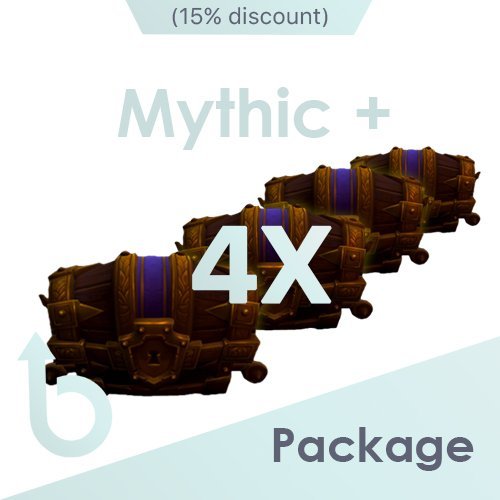 PACKAGE for x4 Mythic+ Runs (15% discount)