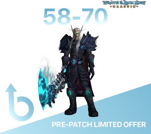 PRE PATCH LIMITED OFFER – Death Knight (DK) leveling 55-70 Service