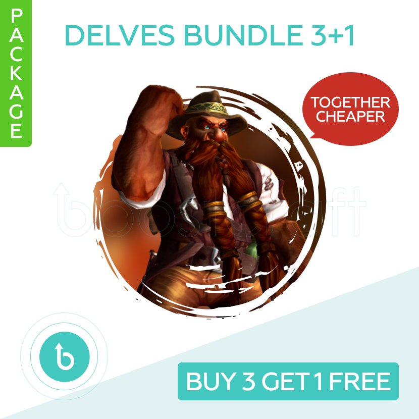 Delves Bundle Boost | 3+1 Free Package