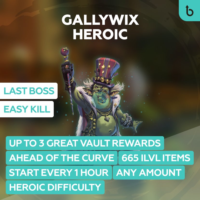 Gallywix Heroic Boost