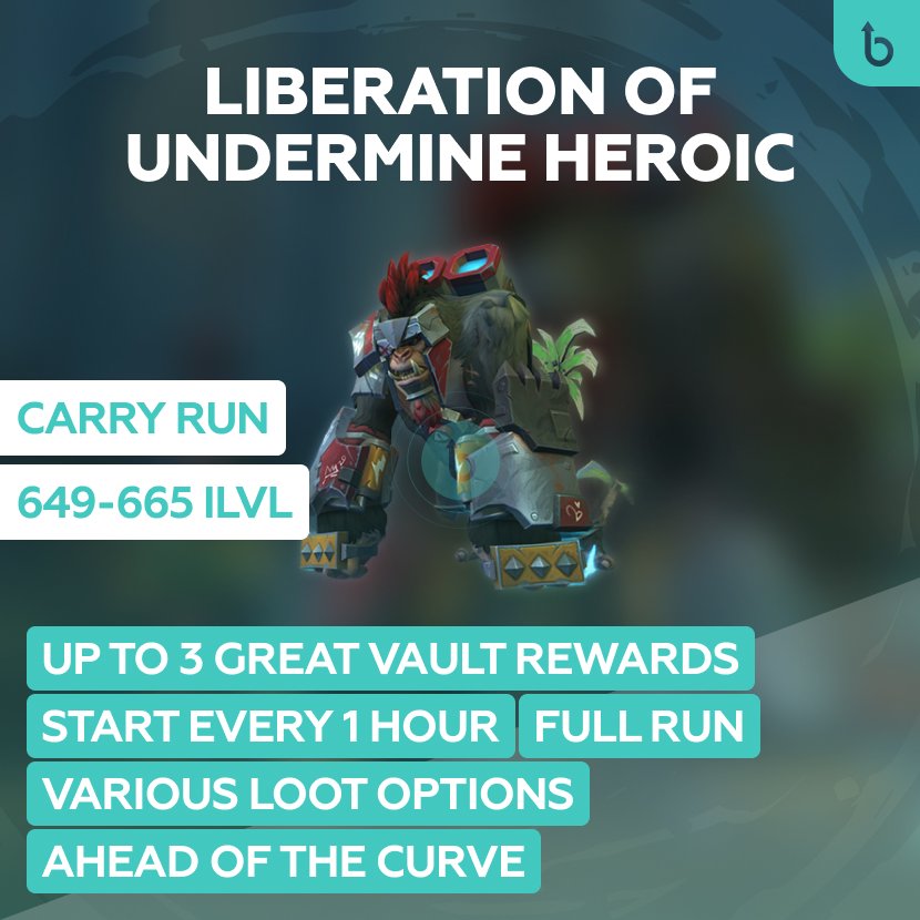 Liberation of Undermine Heroic Raid Boost