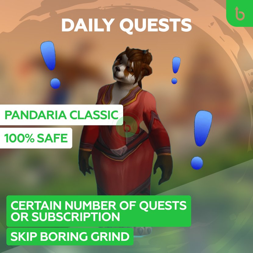 WoW Pandaria Classic | Daily Quests Completing