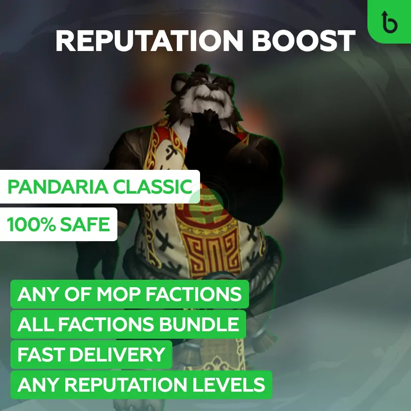 WoW Pandaria Classic | Reputation Boost Service