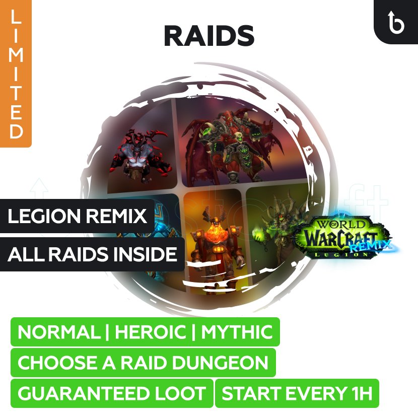 Legion Remix | Raid Boost | All raid’s in one place